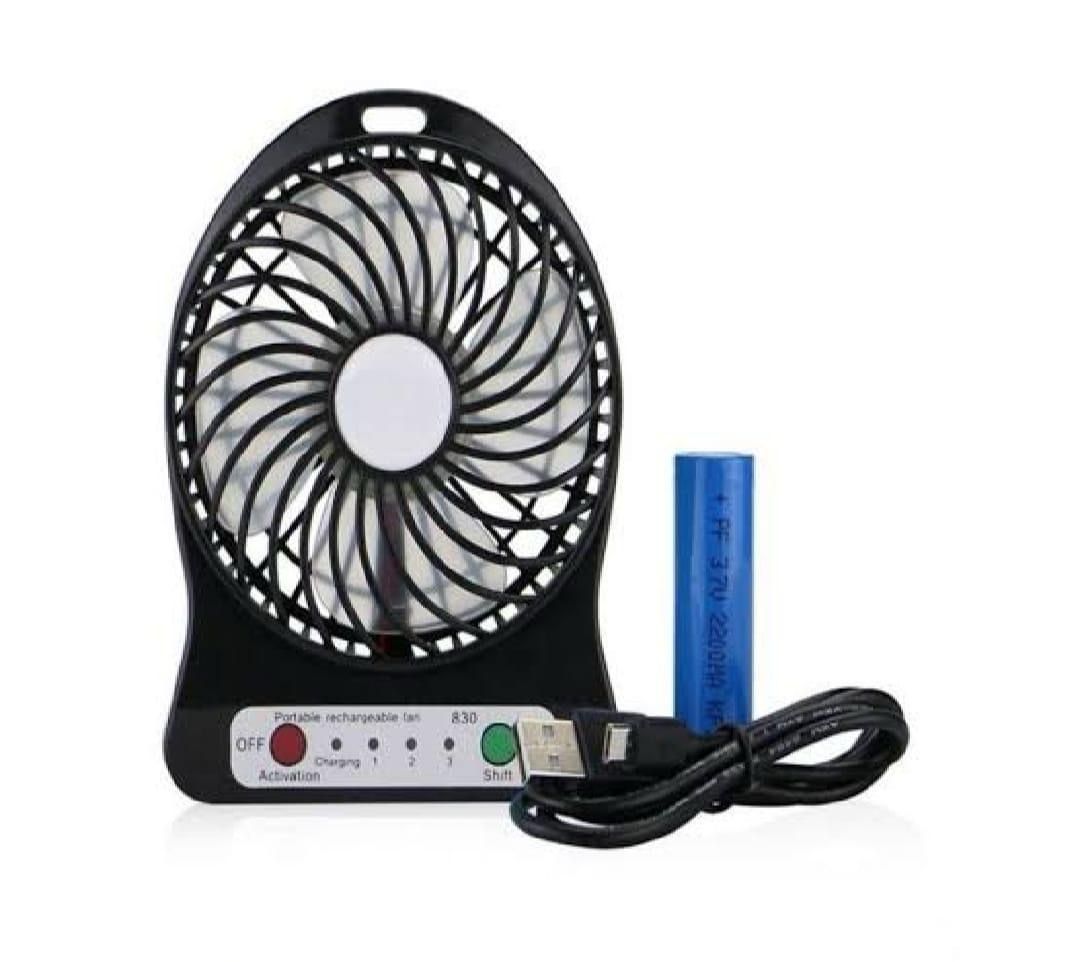 Portable Mini Fan - Fast Charging, 1 Pc Rechargeable Fan